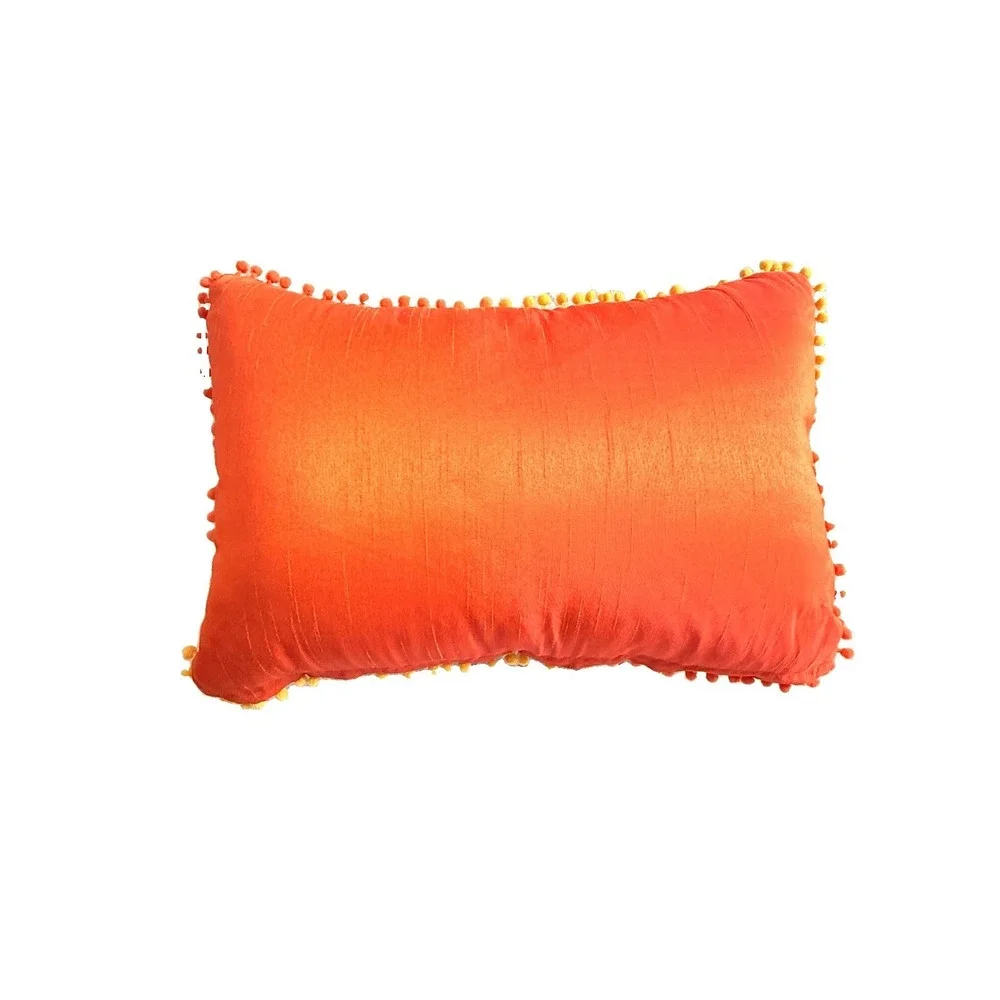 Country Door Fall Squirrel Accent Pillow Tapestry Pumpkin Thanksgiving 18x12